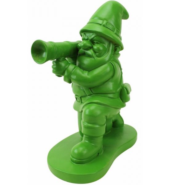 Green Army Man Garden Gnome Hart Heim