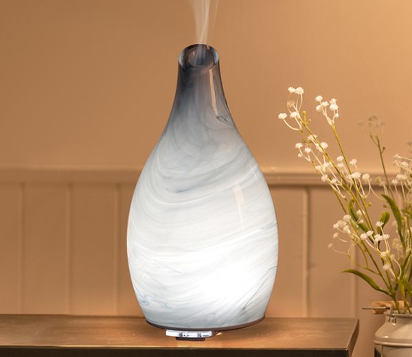 Aroma Art Glass Blue Ultrasonic Aroma Diffuser