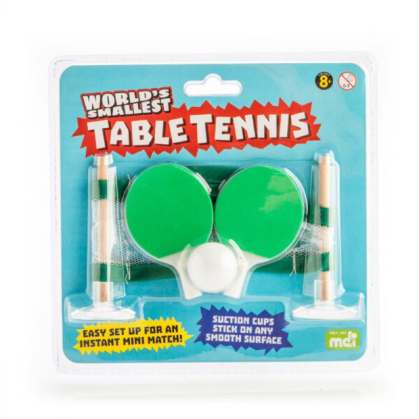 World’s Smallest Table Tennis Set